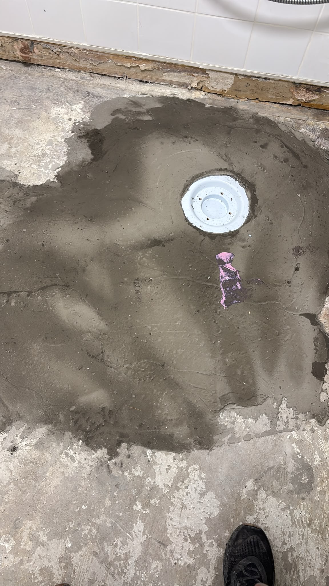 Deep filled cement- 2