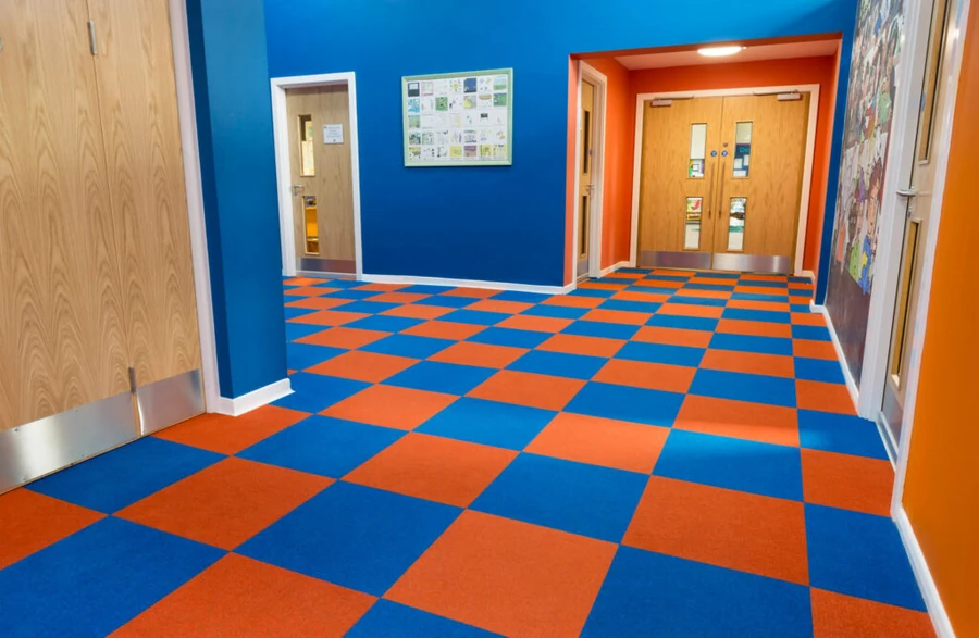 Supacord manufacturer installation example — Heckmondwike