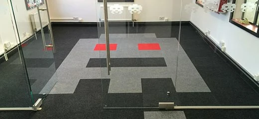 Supacord manufacturer installation example — Heckmondwike