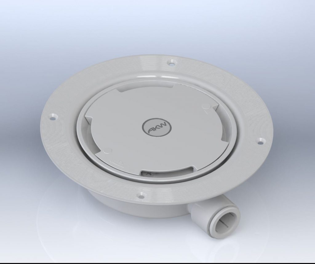 SilentFlow+ Pumped Gulley for Vinyl Floors — 22 mm