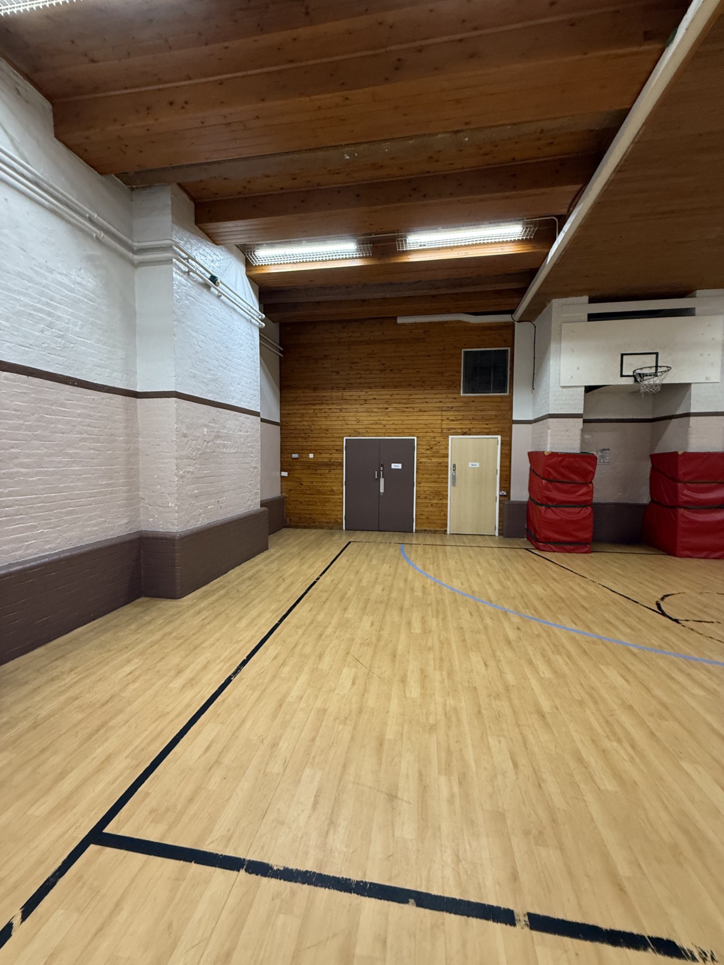 Before — another view of the existing floor